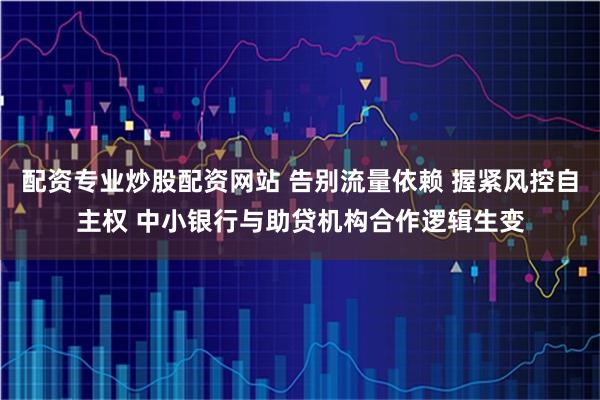 配资专业炒股配资网站 告别流量依赖 握紧风控自主权 中小银行与助贷机构合作逻辑生变